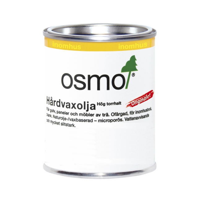 HÅRDVAXOLJA 3011 OSMO ORIGINALET BLANK 0,125L | Beijerbygg Byggmaterial